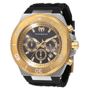 Technomarine Men's TM-224018 Manta Quartz Gold, Black Dial Watch (ZG-TM-224018)