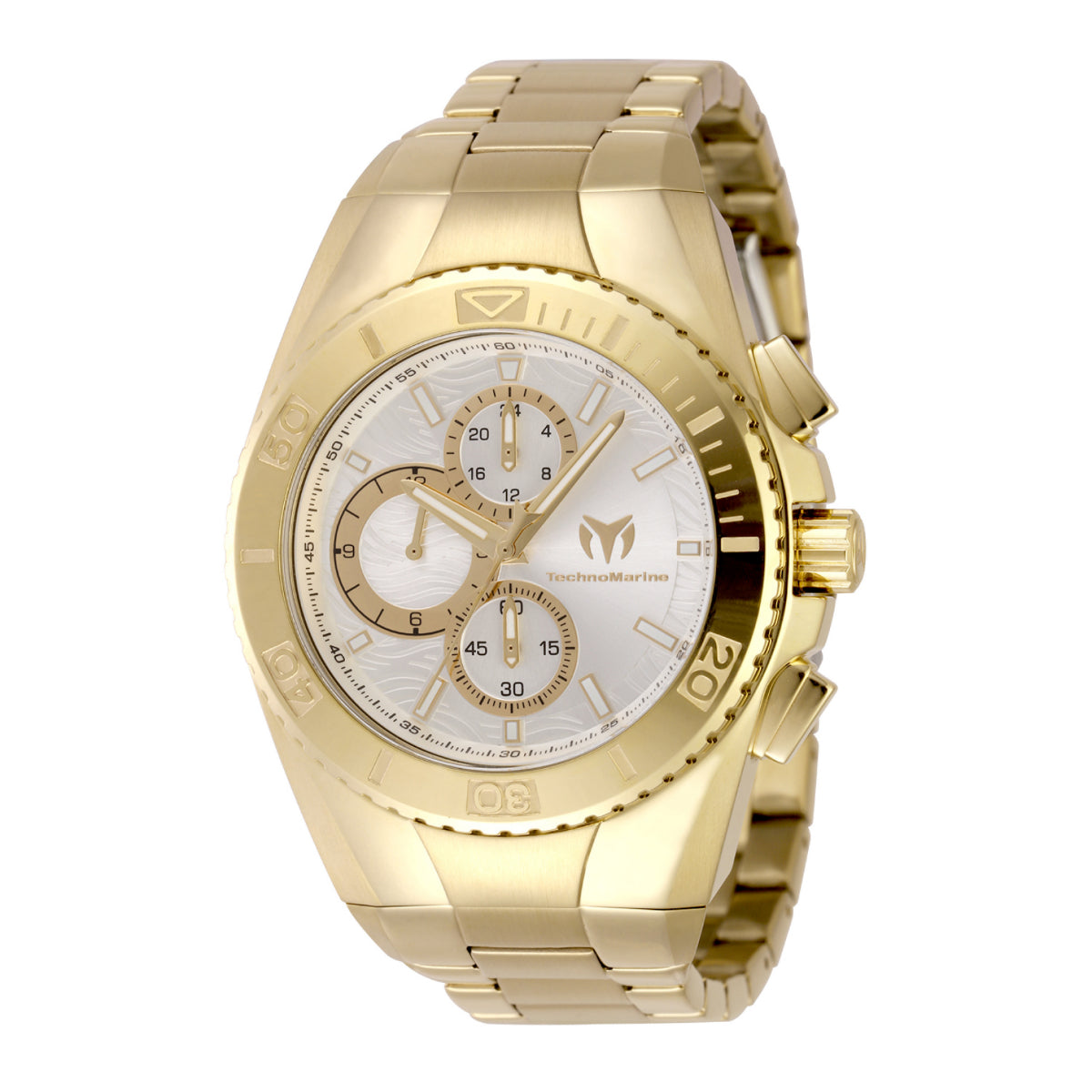 Open Box TechnoMarine Manta Ocean Men's Watch - 45mm, Gold (AIC-TM-224022)