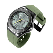 TechnoMarine Lusso Mare Men's Watch - 44mm. Olive Green (TM-225025)