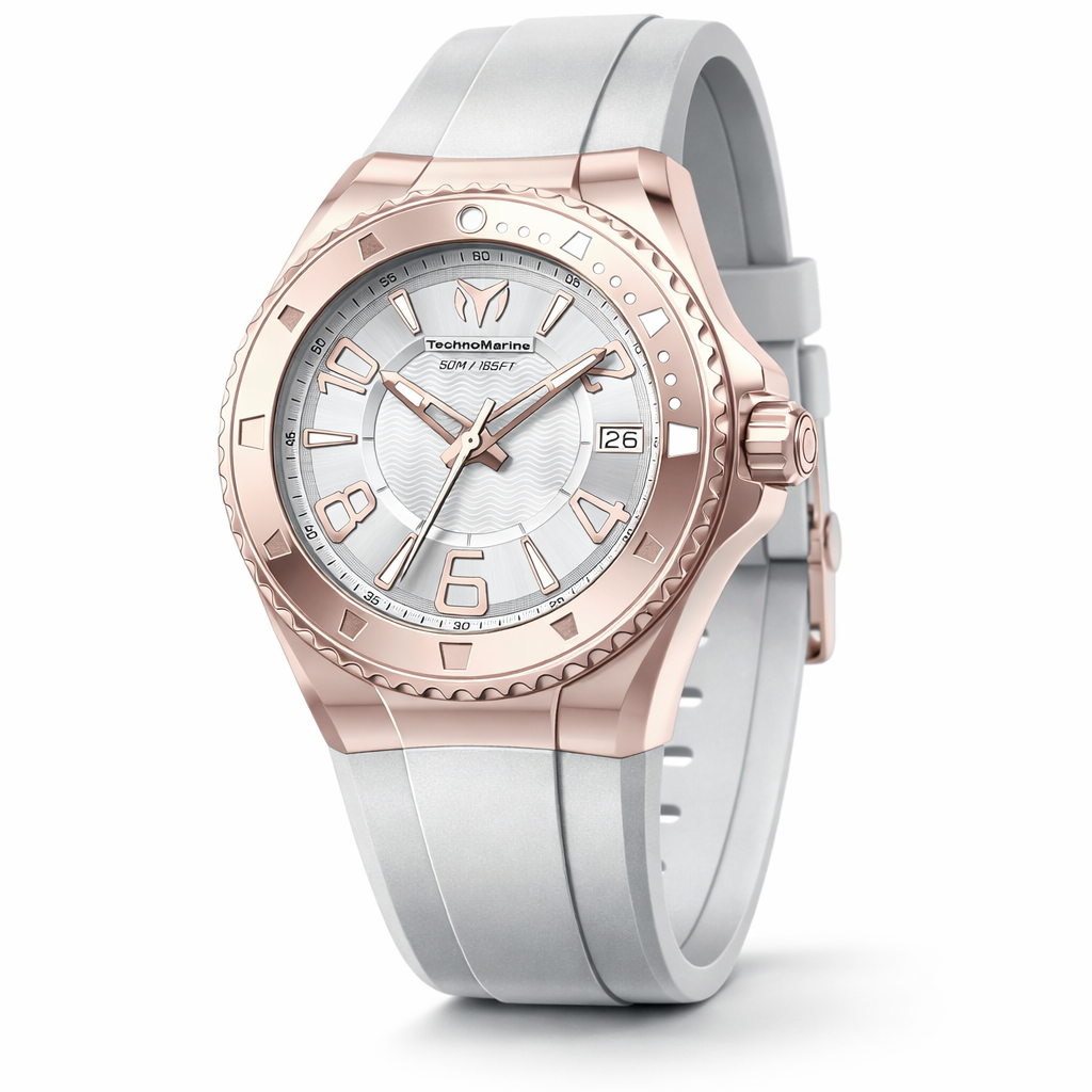 TechnoMarine Lusso Mare Men's Watch - 44mm. White (TM-225026)