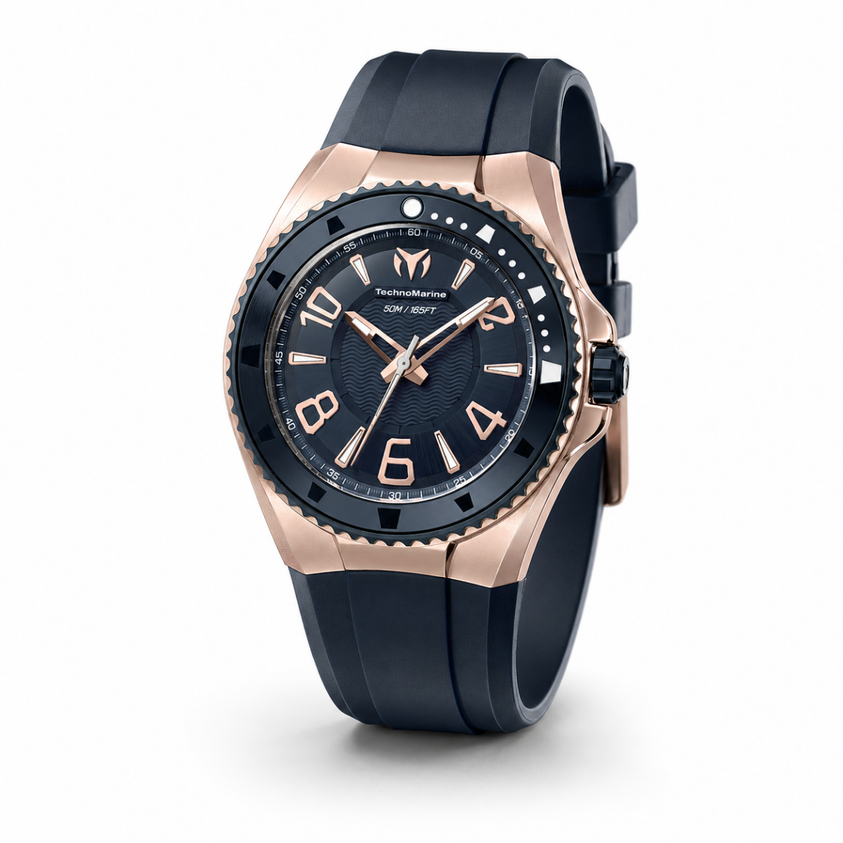 TechnoMarine Lusso Mare Men's Watch - 44mm. Dark Blue (TM-225028)