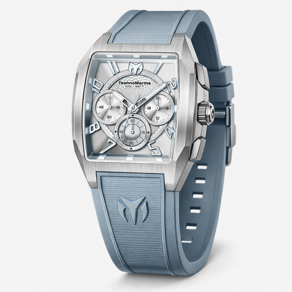 Invicta TechnoMarine Silver Dial Light Blue Silicone Strap Watch TechnoMarine Watch (Mod: TM-325004) | Invicta Watches  main image 2