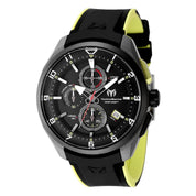 Open Box TechnoMarine OCEAN QUANTUM Men's Watch - 44mm, Black, Green (AIC-TM-318126)