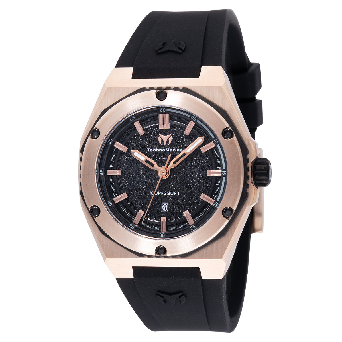 Open Box TechnoMarine Coral Women's Watch - 36mm, Black (AIC-TM-416047)