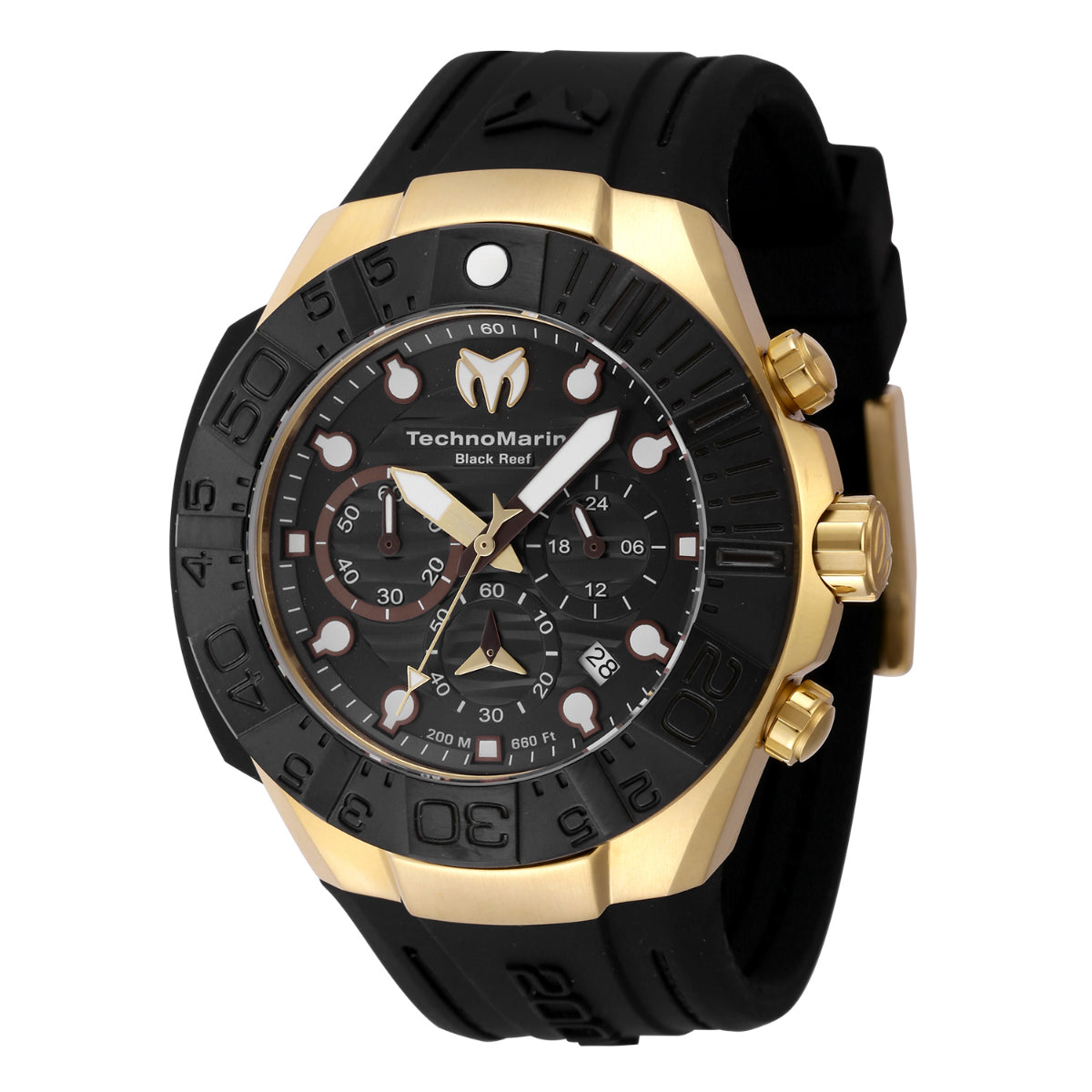 TechnoMarine Reef Black Men's Watch - 45.4mm, Black (ZG-TM-523012)