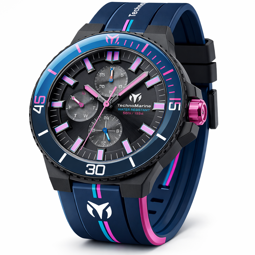 TechnoMarine Racing Legends Men's Watch - 43mm. Blue (TM-525035)