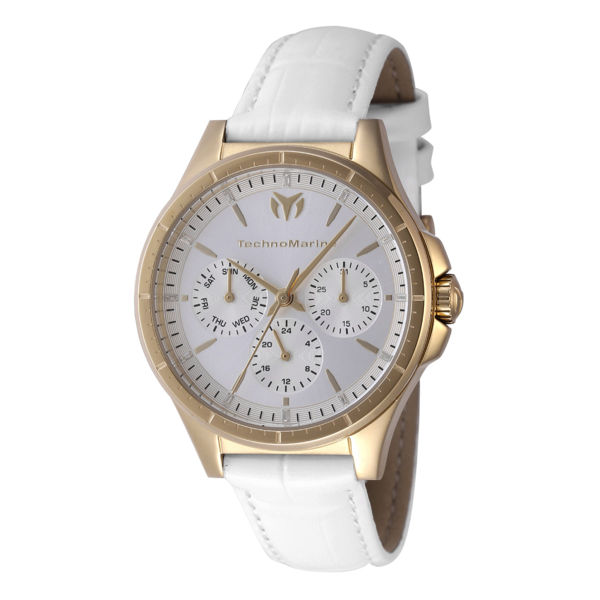 Open Box TechnoMarine MoonSun Moonsun Women's Watch - 36mm, White (AIC-TM-822058)
