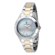 Open Box TechnoMarine Luna Luna Tides Women's Watch w/ Mother of Pearl Dial - 33mm. Gold. Steel (AIC-TM-825002)