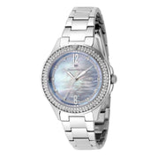 Open Box TechnoMarine LUNA Luna Tides Women's Watch w/ Mother of Pearl Dial - 33mm, Steel (AIC-TM-826007)