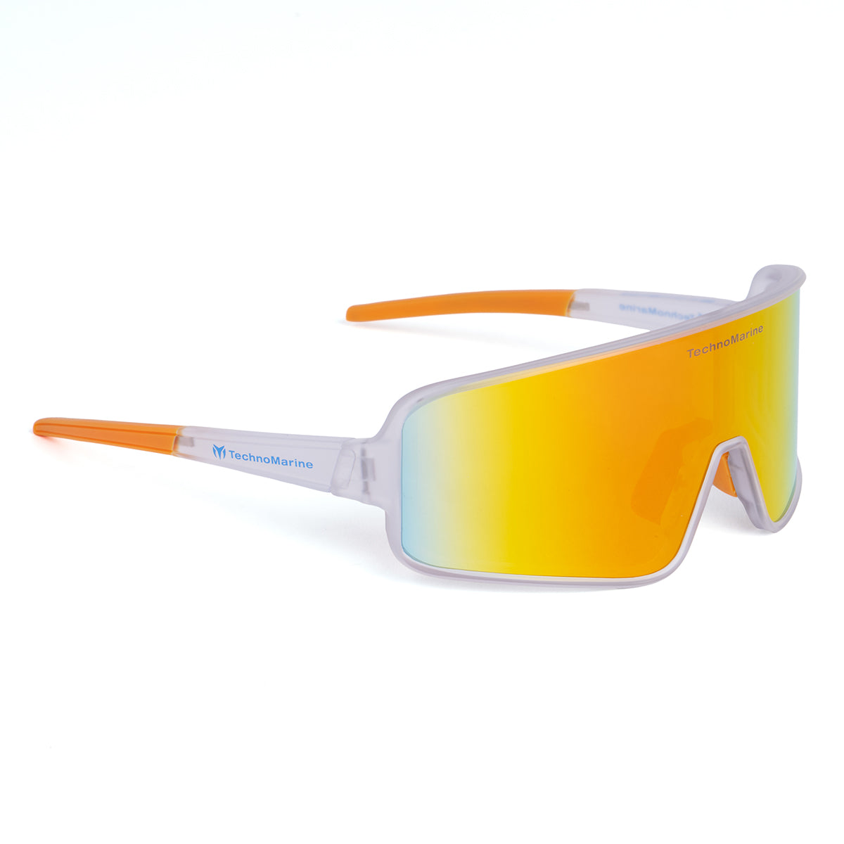 TechnoMarine Unisex Polarized Sunglasses, Orange (TMEW008-01)