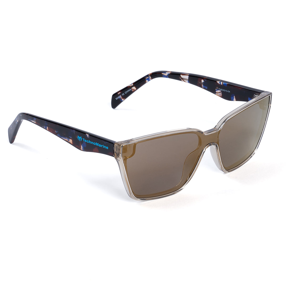 Technomarine sunglasses for women Technomarine TMEW008-05 Unisex Black/White TR90 Frame  main image 4