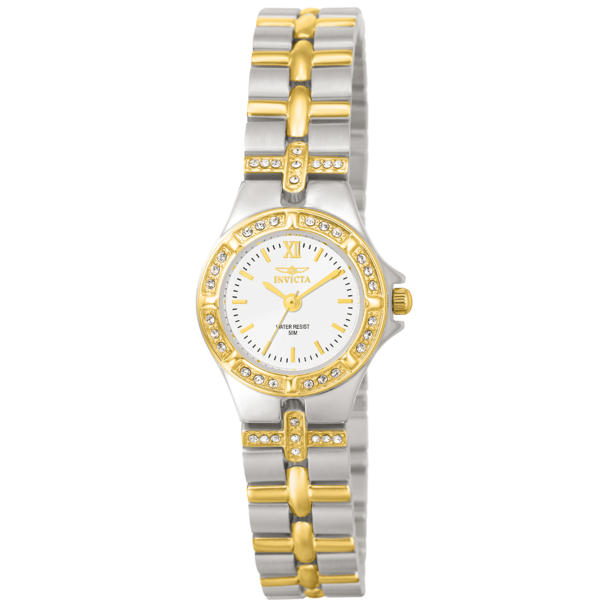 Invicta Wildflower Swiss Ronda 763 Caliber Women s Watch 21.5mm Steel Gold ZG 0133