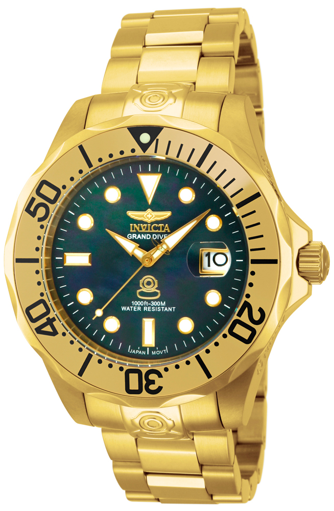 Invicta Pro Diver Automatic Gold Stainless Steel - Model 13940