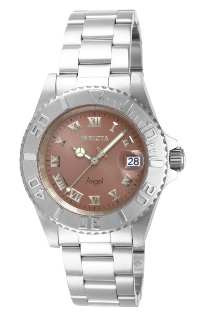 Invicta Angel Swiss Movement Quartz Watch - Stainless Steel case Stainless Steel band - Model 14362