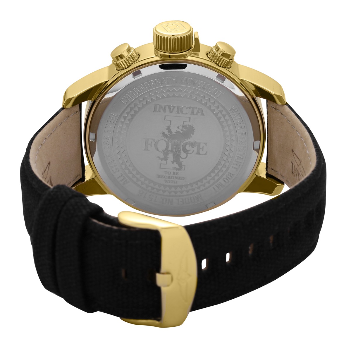 Black Invicta I-Force Men's Quartz Watch 46mm (1516)