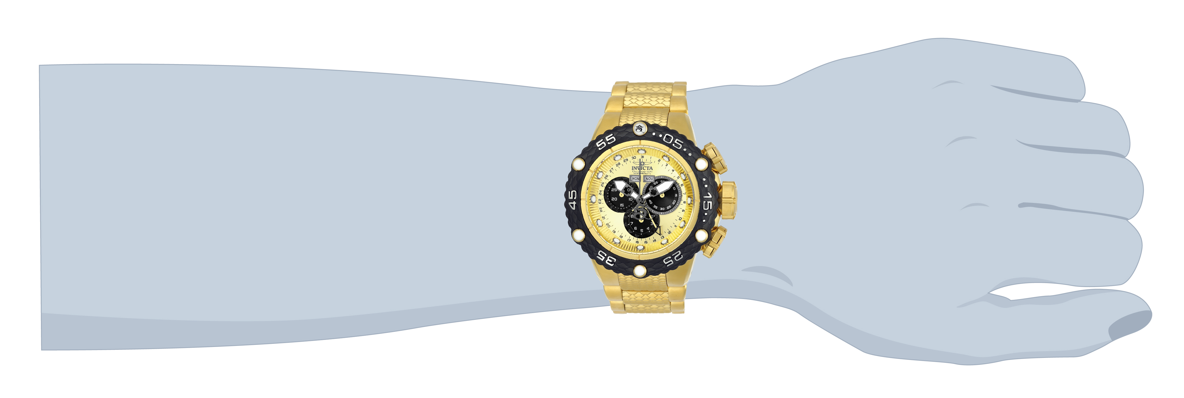 Invicta Subaqua Noma VI Swiss Ronda Caliber Men's Watch  Gold (21676)