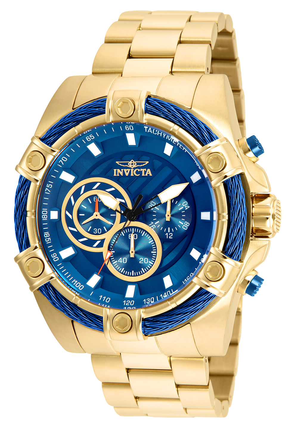 Invicta Bolt Men's Watch - 52mm, Gold (25516)