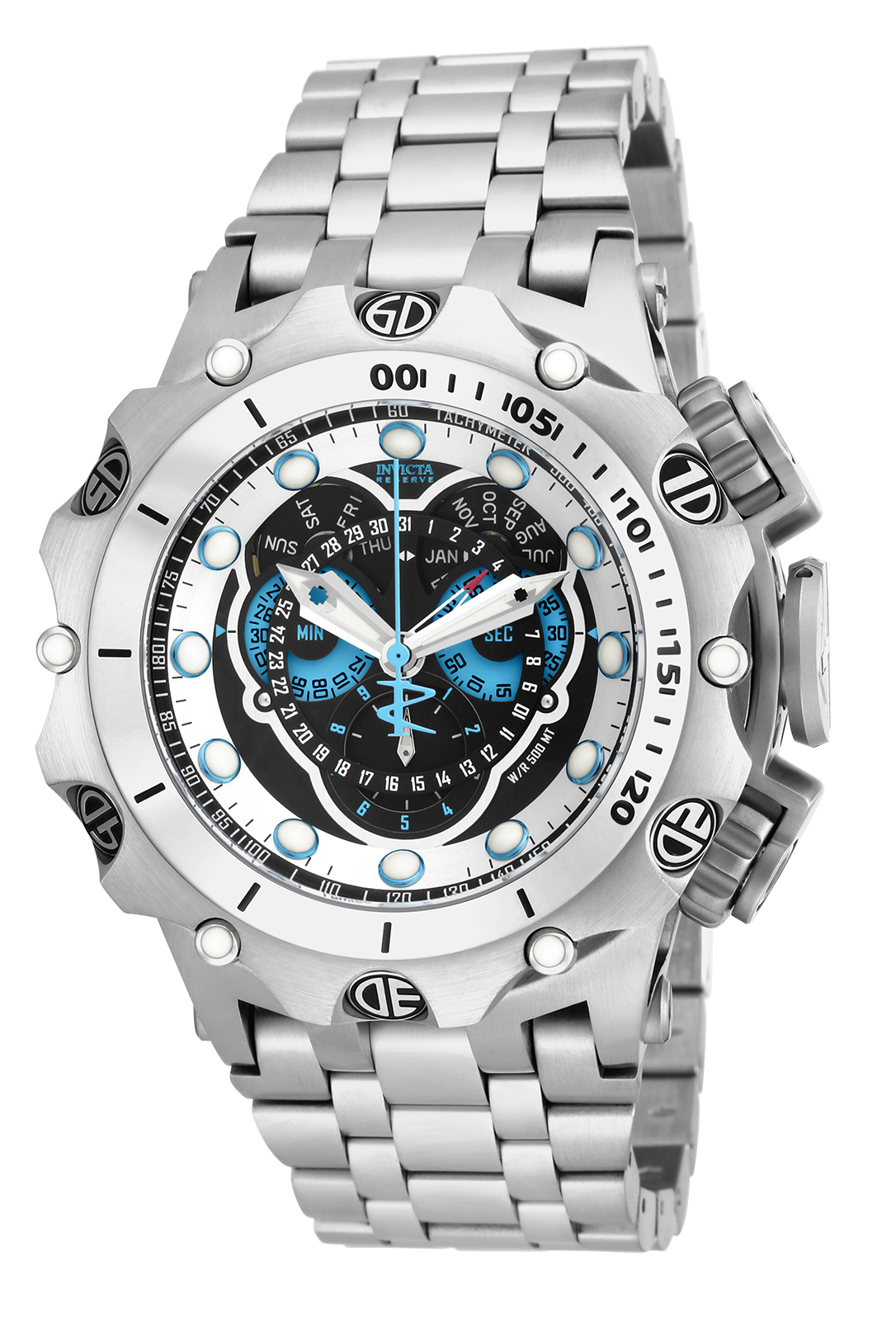 Invicta Venom Swiss Ronda 5040.F Caliber Men s Watch 51mm Steel 16802