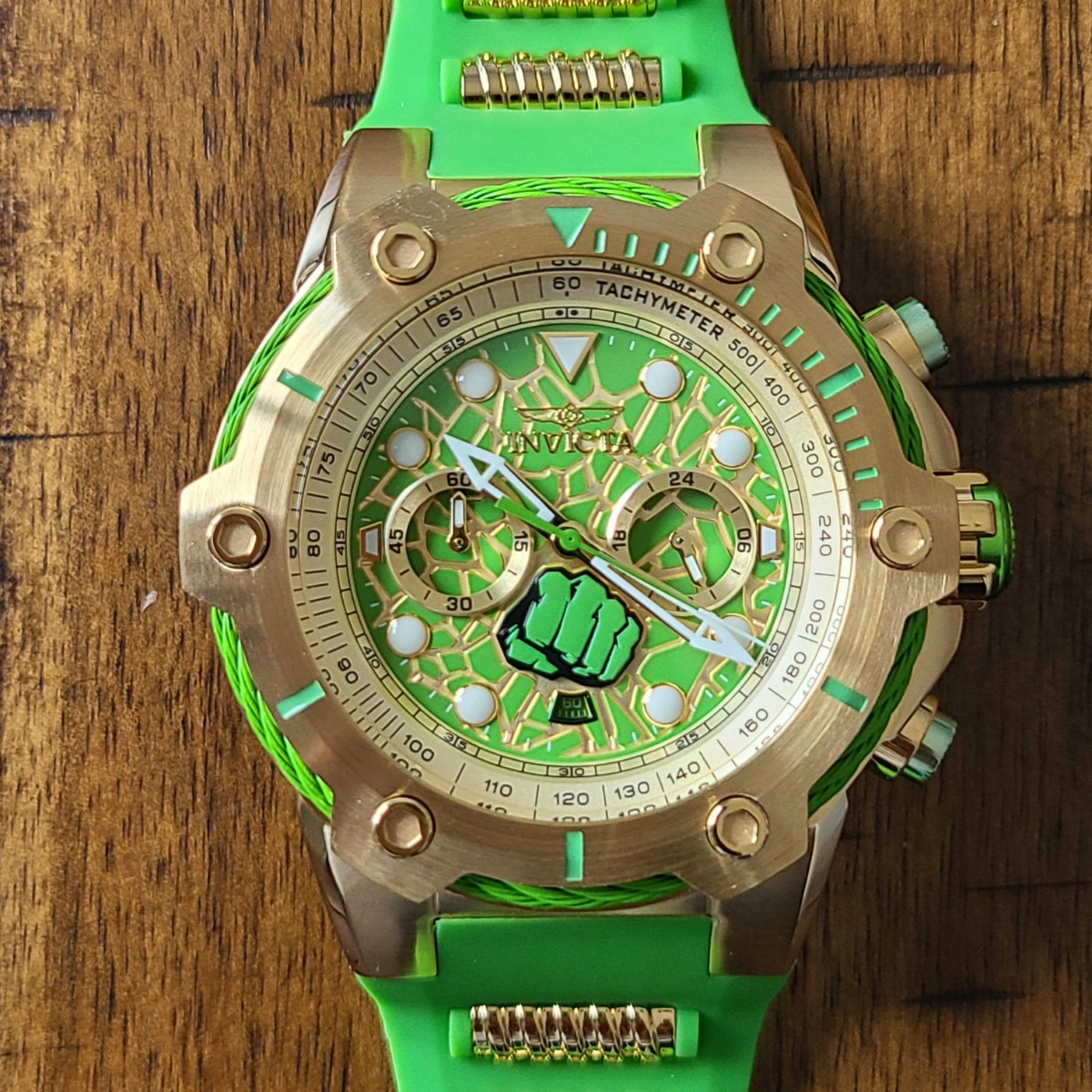 Invicta marvel limited edition outlet the hulk men's watch