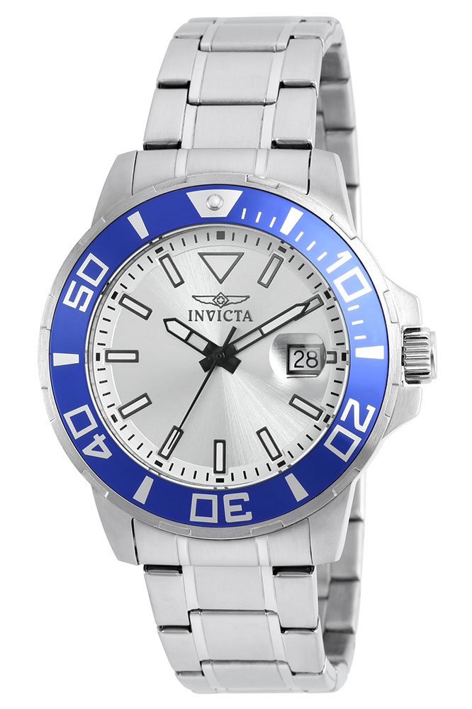 Invicta Pro Diver Swiss Movement Quartz Watch - Stainless Steel case Stainless Steel band - Model 21569