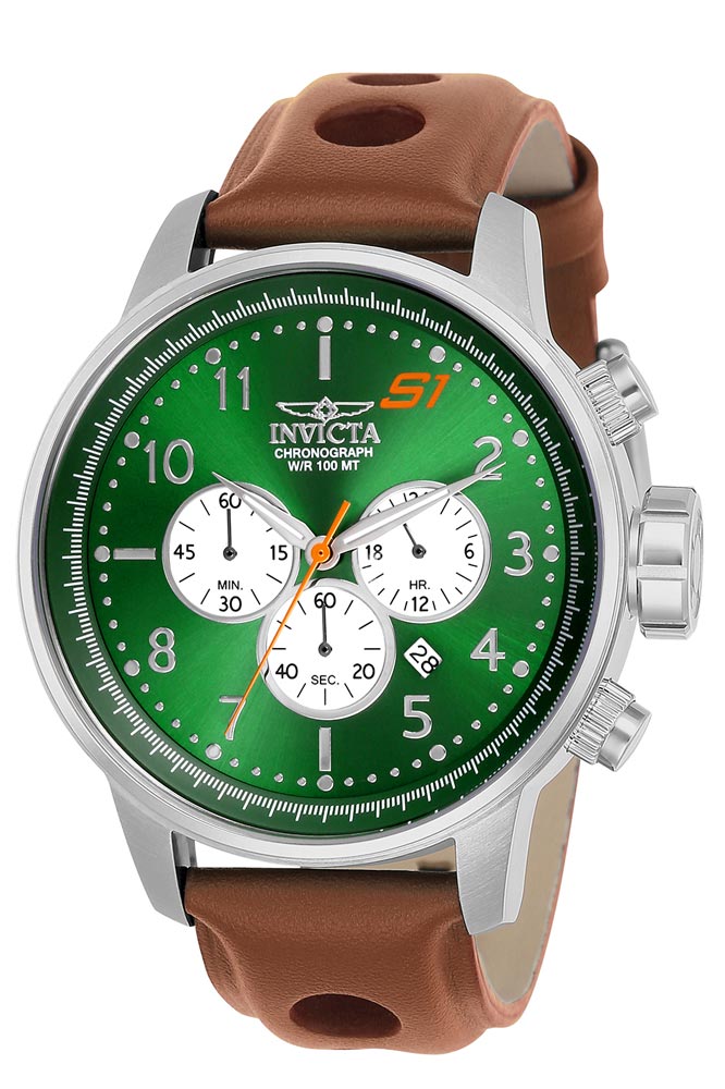 Watch Invicta Leather Strap Invicta 23597 Men's S1 Rally Chrono