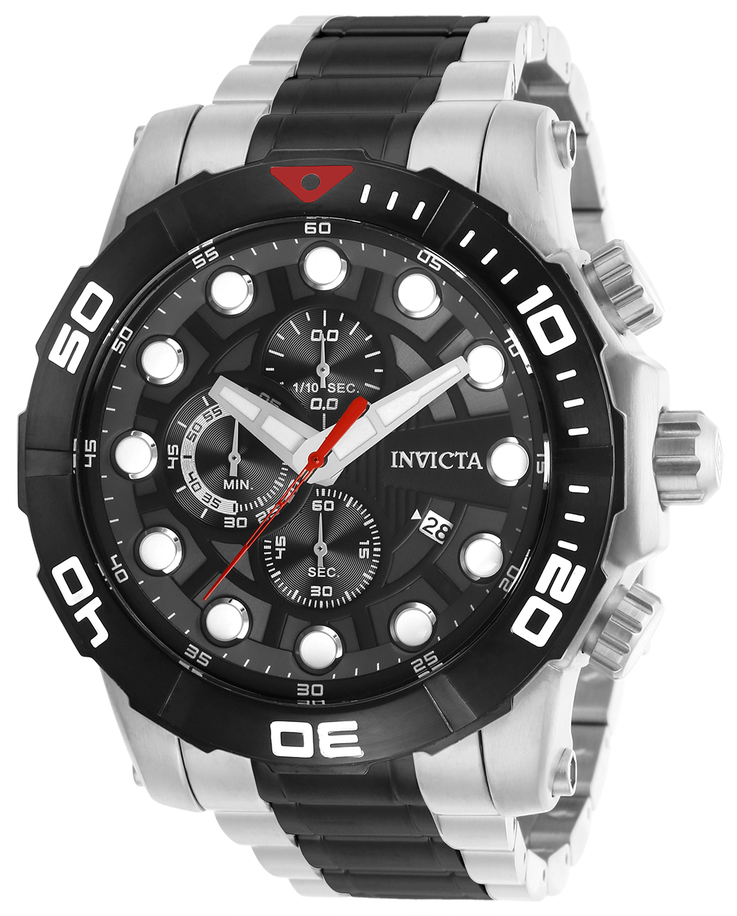 Invicta Sea Hunter Men's Watch - 54mm, Steel, Black (28263)
