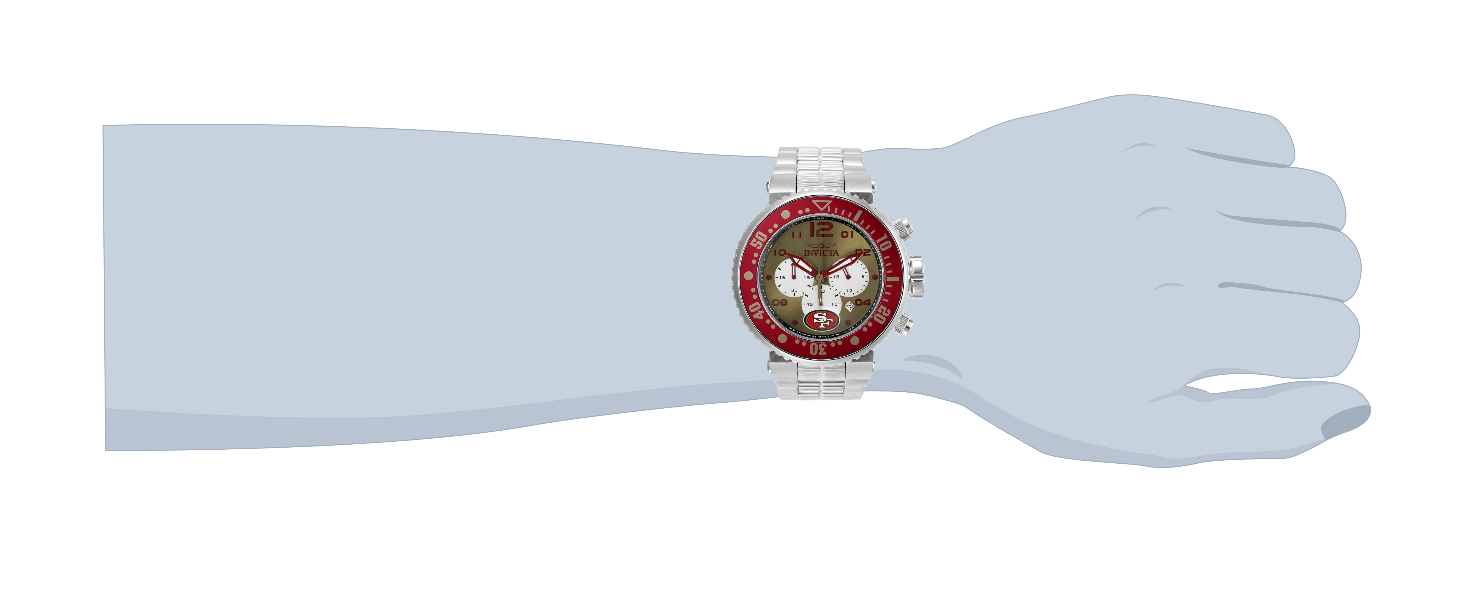 Invicta nfl san francisco 49ers online 30282