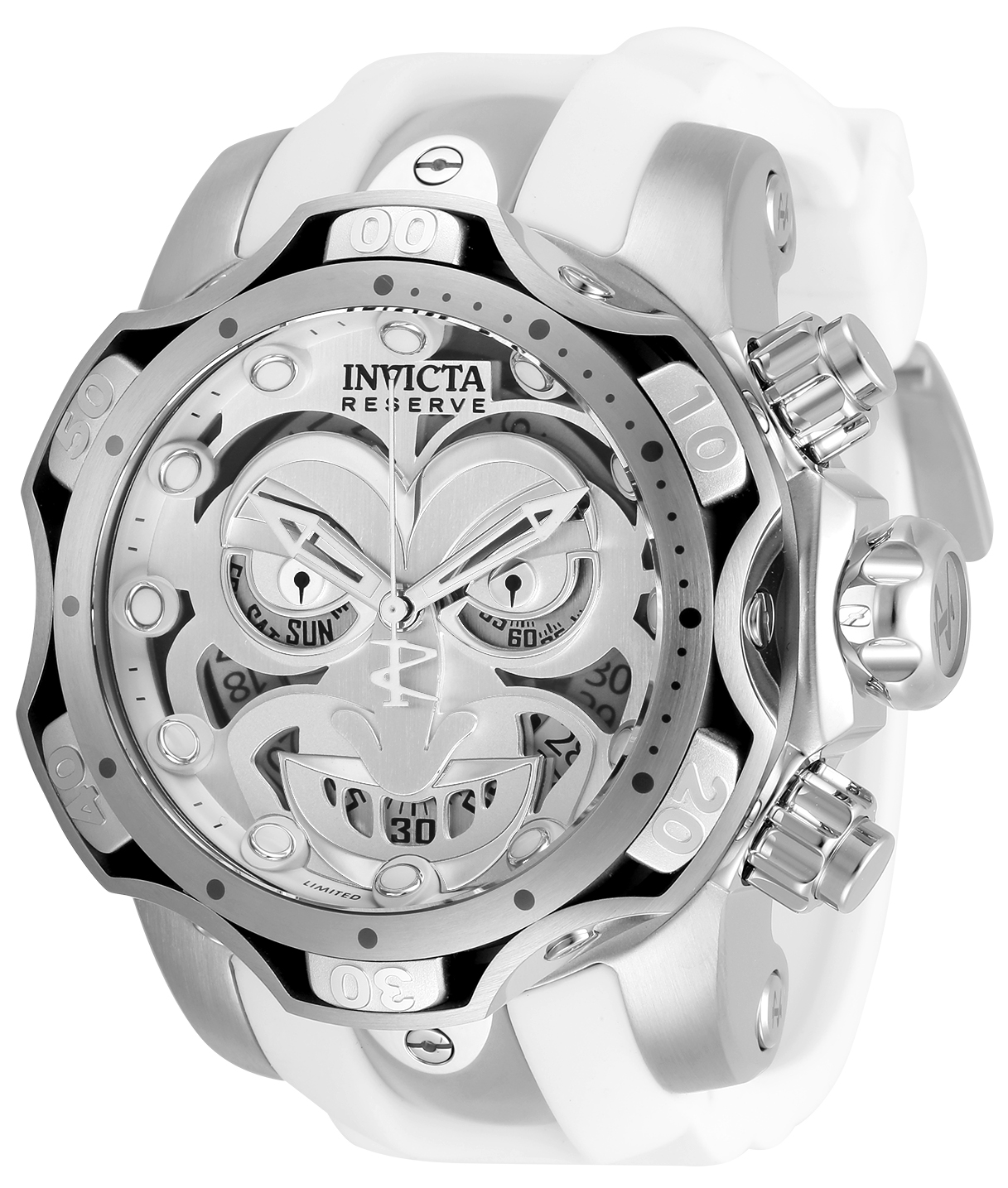 Invicta NFL Las Vegas Raiders Swiss Ronda Z60 Caliber Men's Watch - 51mm,  Steel (36149)