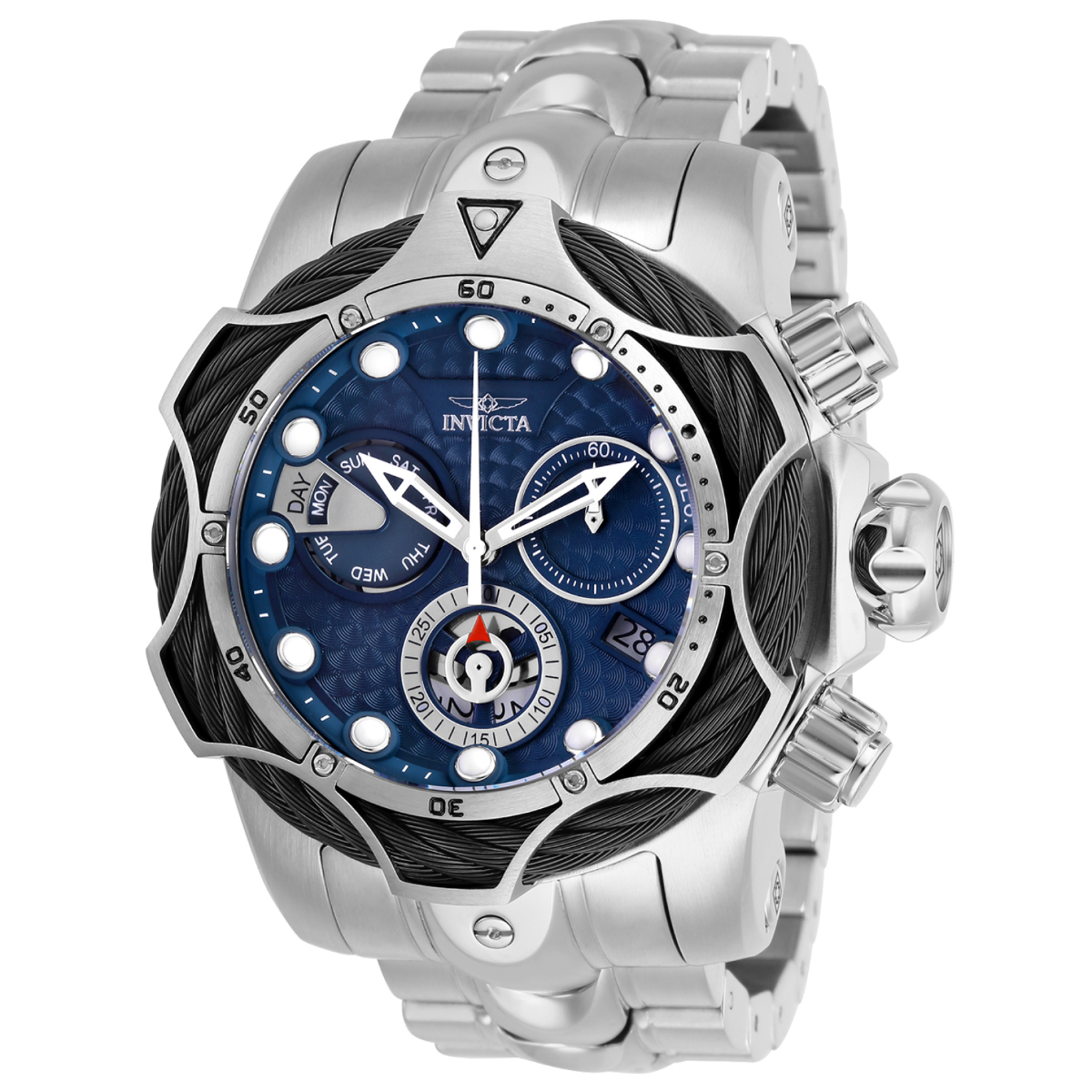 Invicta NFL Philadelphia Eagles Swiss Ronda Z60 Caliber Men's Watch - 51mm,  Steel (36150)