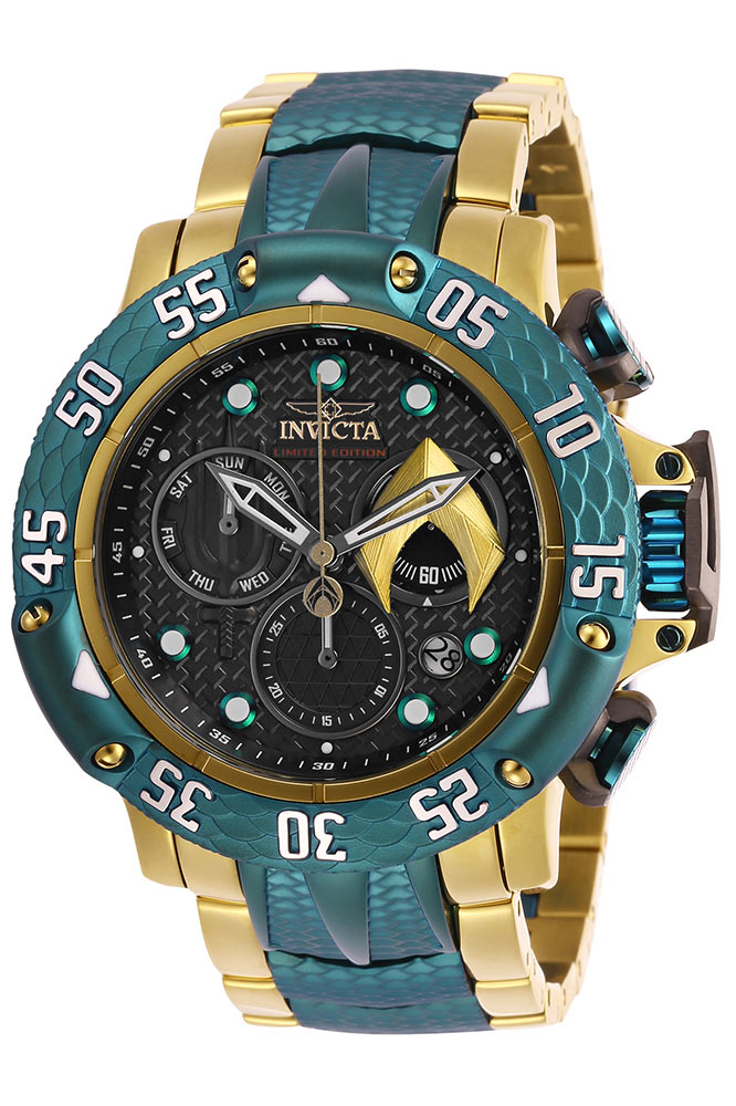 Invicta DC Comics Limited Edition Aquaman Mens Quartz 55  