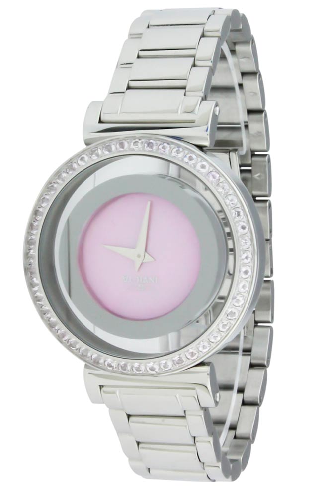 Invicta Angel Womens Quartz 38 mm Stainless Steel Case Pink Dial - Model 28494