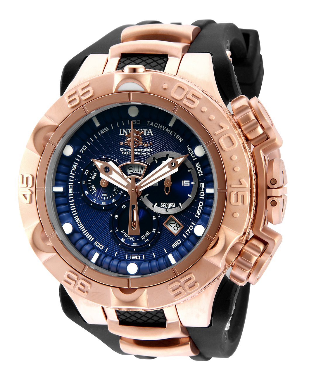 Invicta Subaqua Noma V Swiss Ronda Caliber Men's Watch 50mm, Rose  Gold, Black (12883)