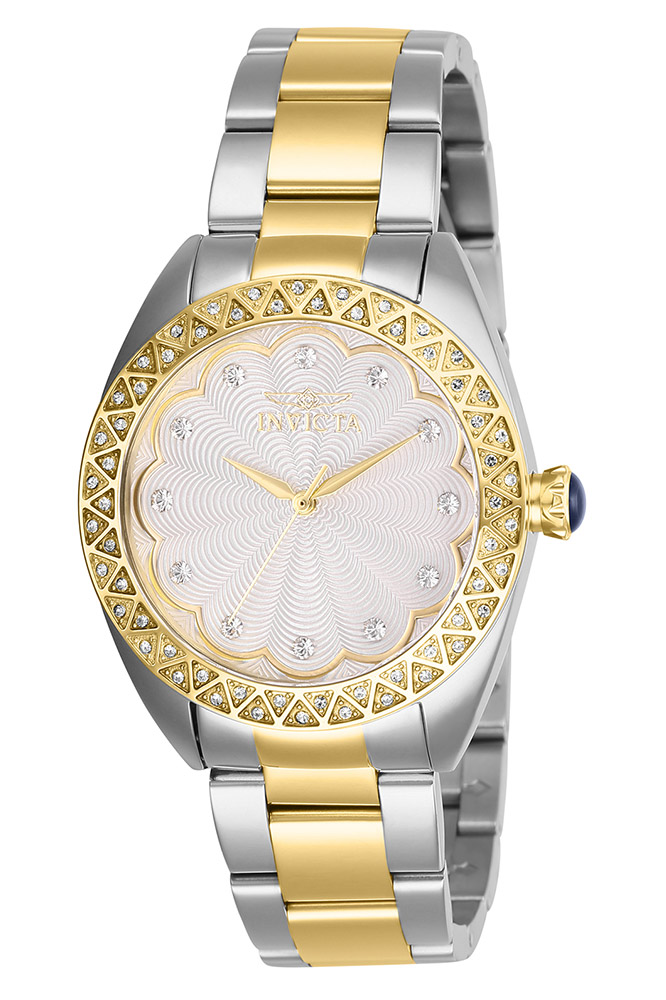 Invicta Wildflower Womens Quartz 35 mm Stainless Steel Case Silver Dial - Model 28828