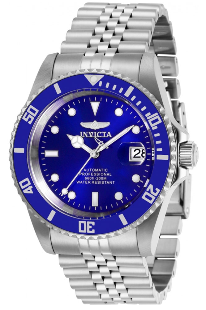 Invicta Pro Diver Mens Automatic 42 mm Stainless Steel Case Blue Dial - Model 29179