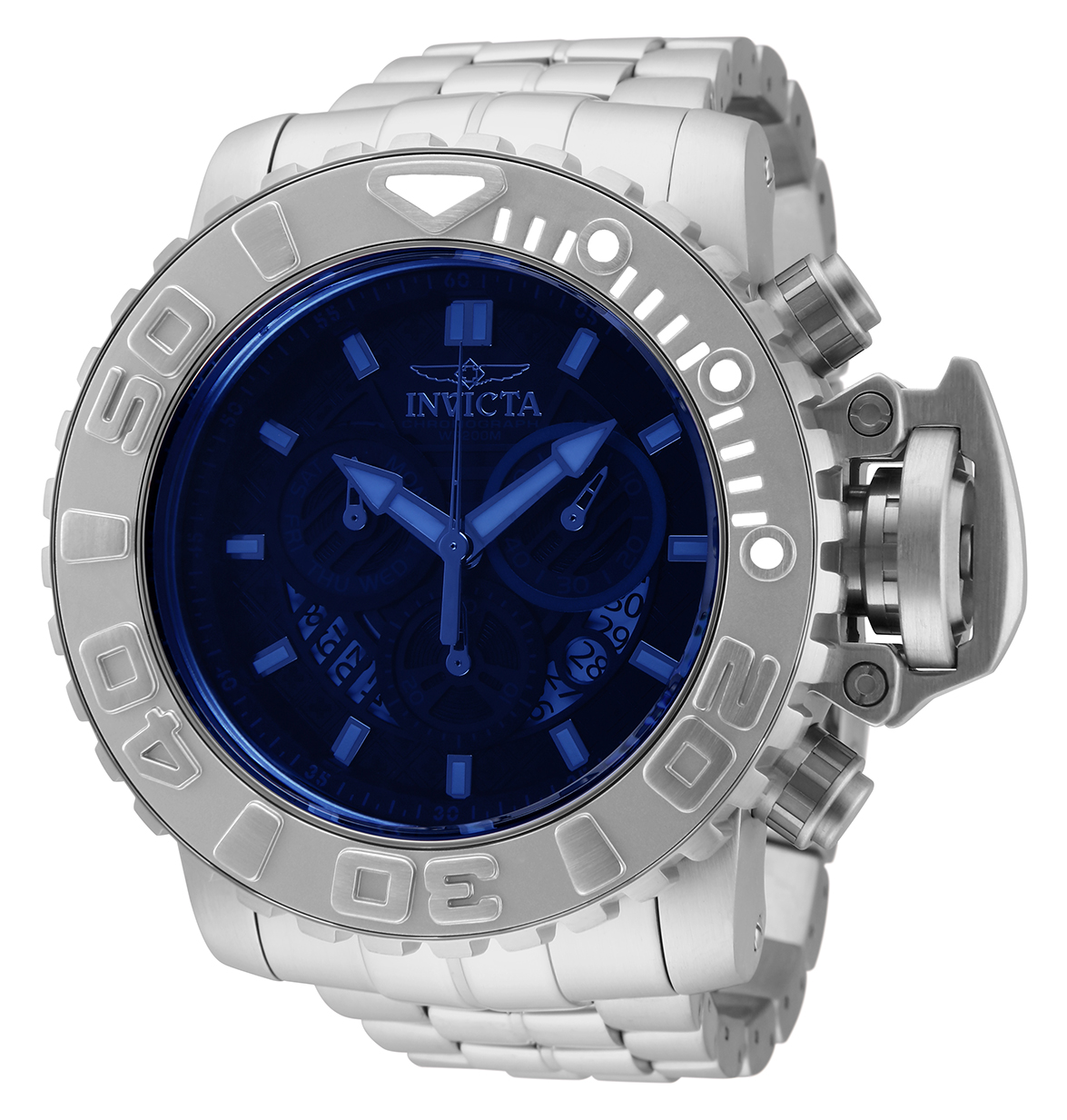 Invicta Sea Hunter Swiss Ronda Z60 Caliber Men s Watch 58mm Steel 32642