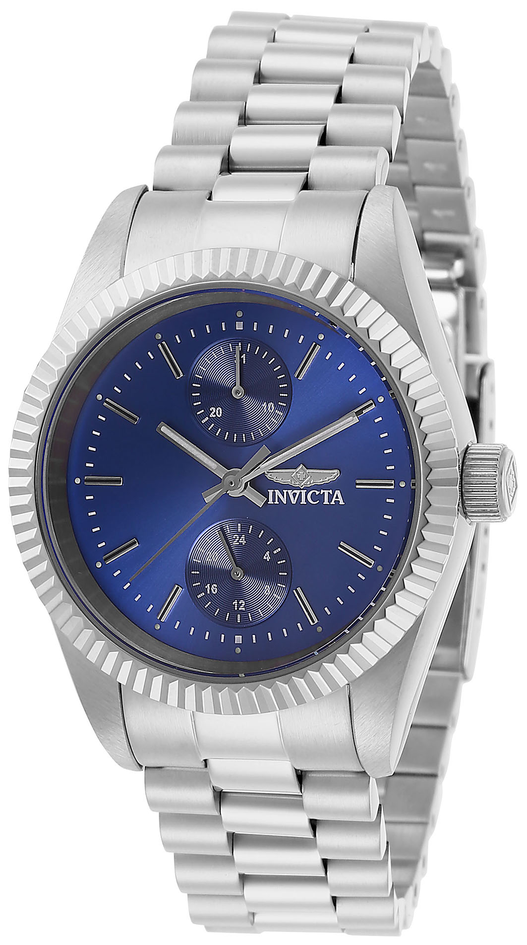 Invicta Specialty Womens Quartz 36 mm Stainless Steel Case Blue Dial - Model 29438