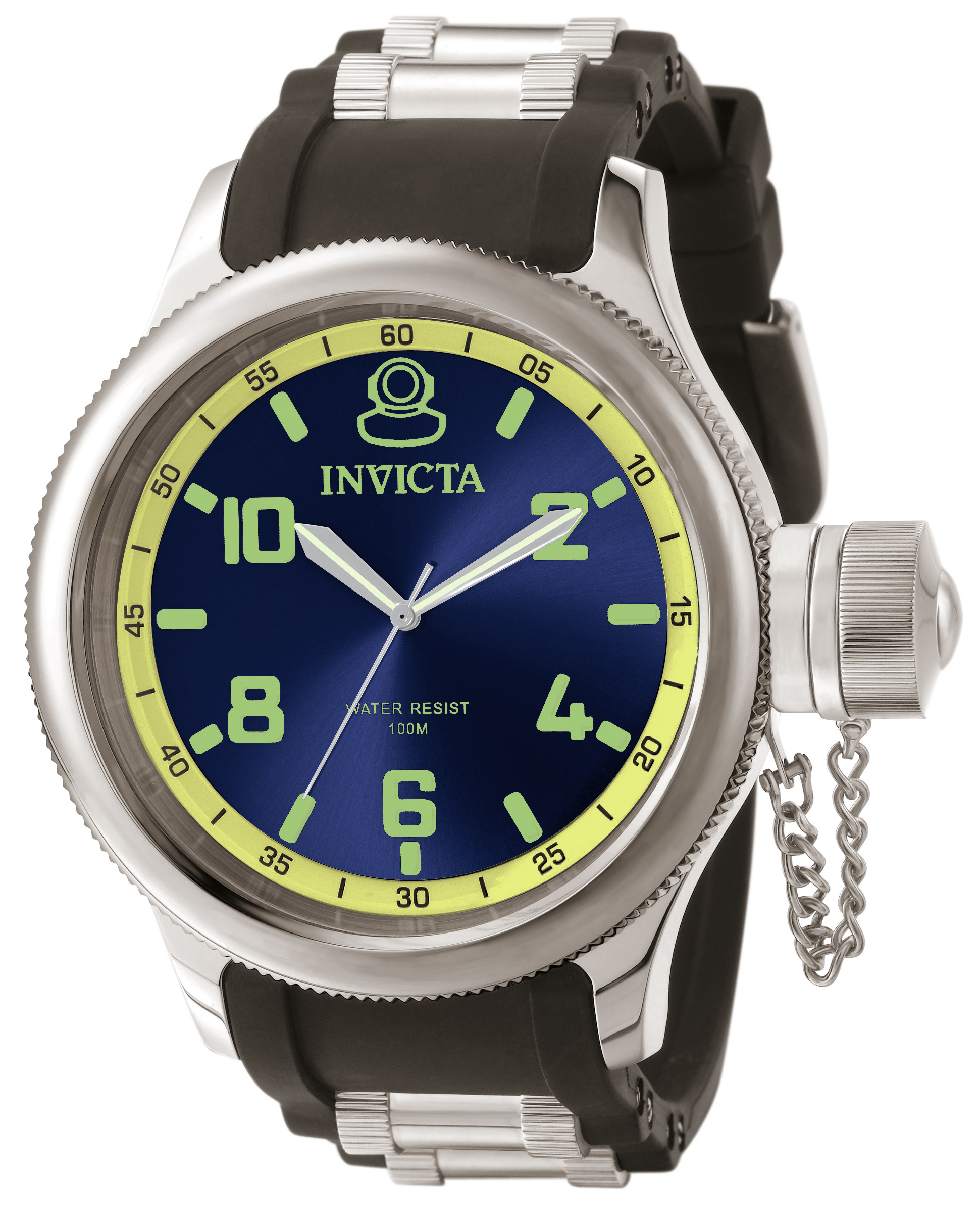 Invicta Pro Diver Swiss Ronda 513 Caliber Men's Watch - 51.5mm, Steel,  Black (1434)