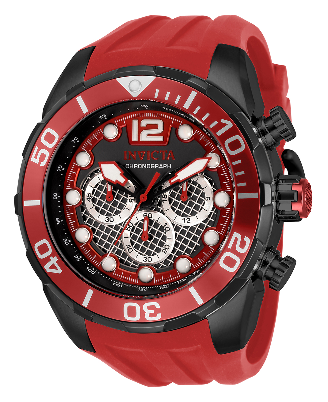 Invicta red clearance face mens watches