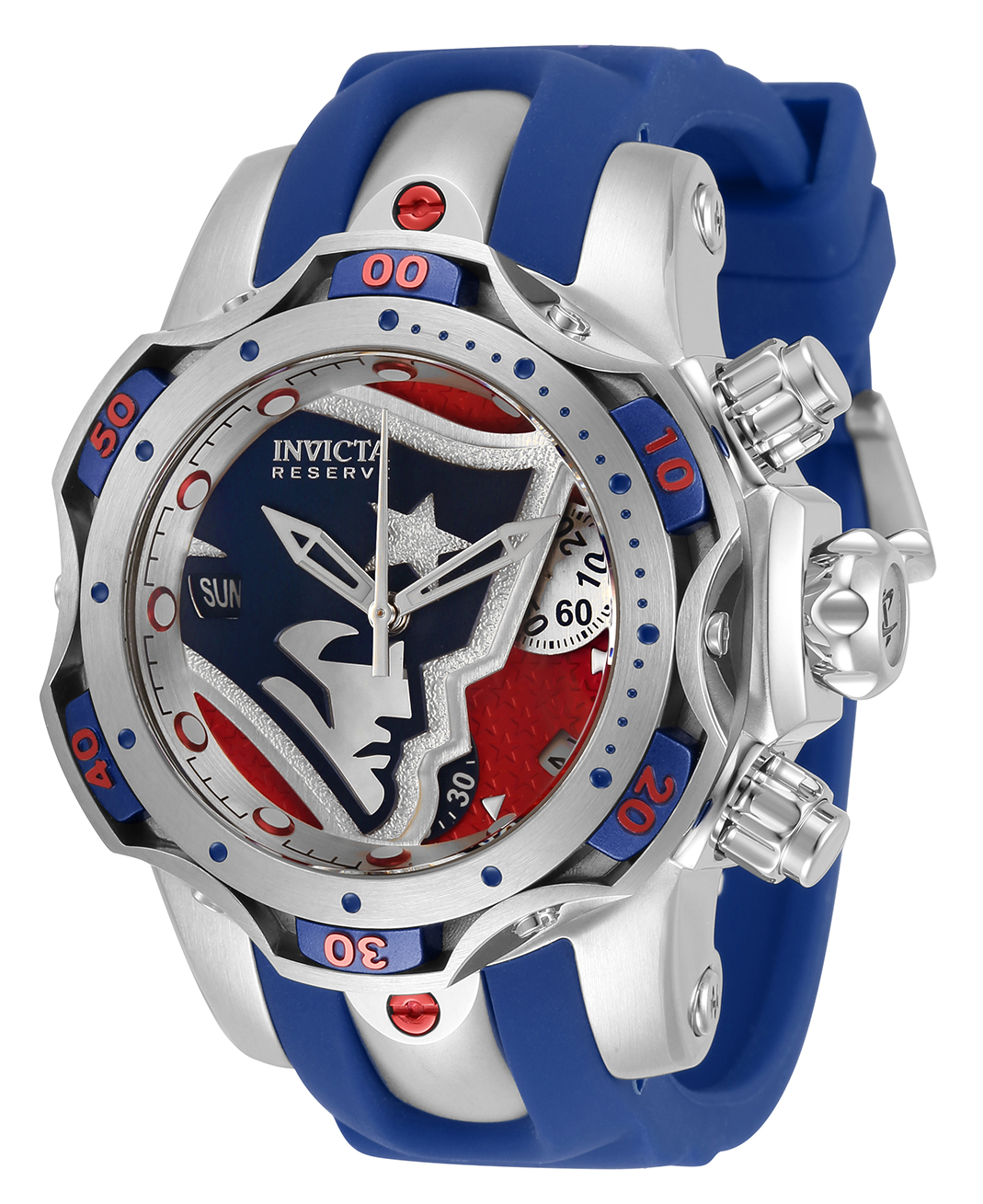 Invicta NFL Dallas Cowboys Men's Watch - 51.5mm, Blue, Transparent (41448)