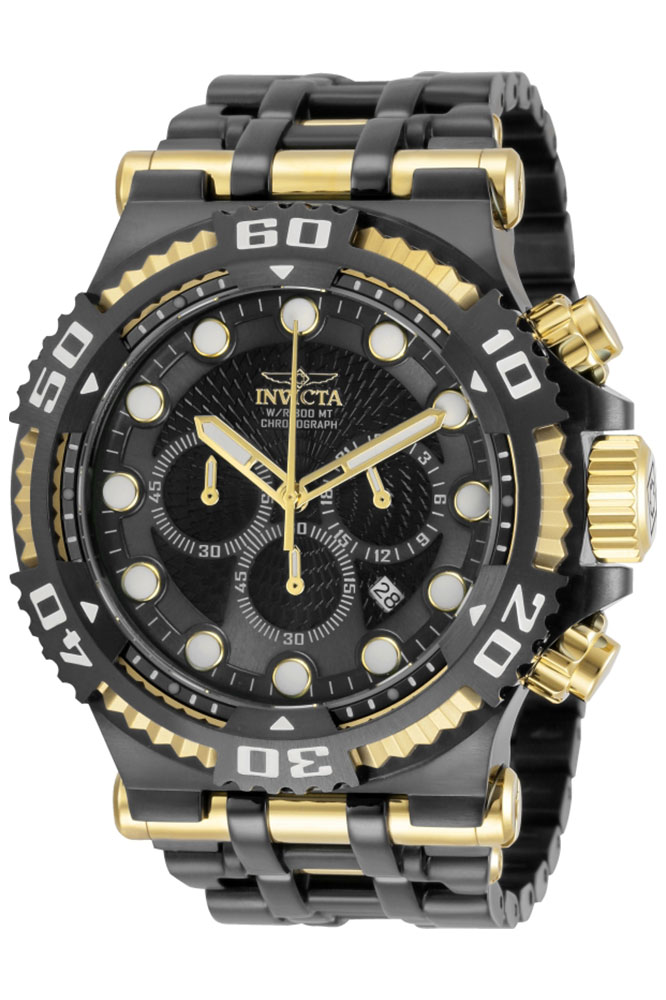 Invicta Specialty Mens Quartz 50mm Stainless Steel Case Black Dial - Model - 30647