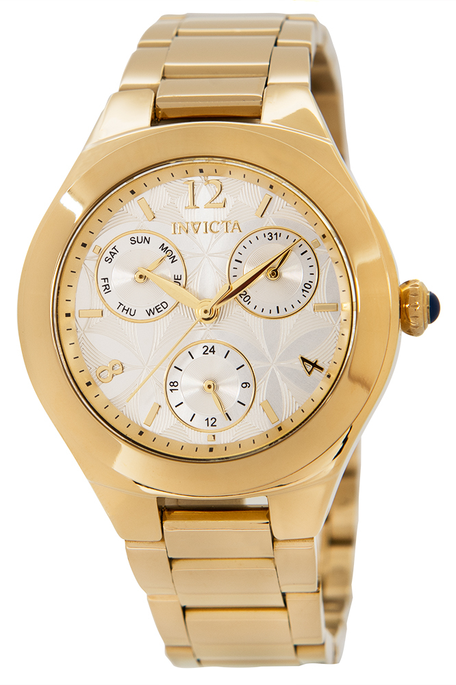 Invicta Angel Womens Quartz 36mm Stainless Steel Case Silver, White Dial Model - 30683