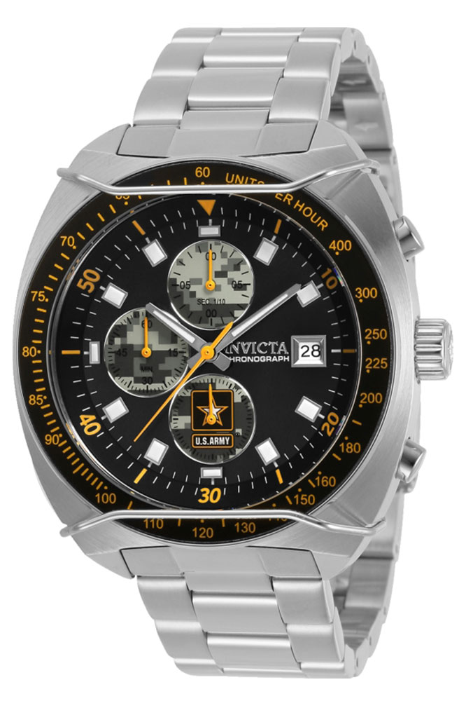 Invicta Army Mens Quartz 46mm Stainless Steel Camouflage Dial - Model 31839