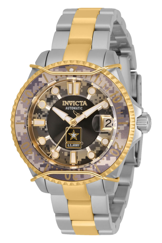 Invicta Army Womens Automatic 38mm Stainless Steel Camouflage Dial - Model 31856