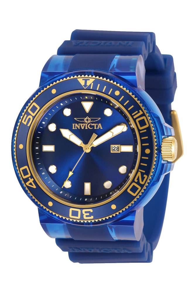 Invicta Pro Diver Men's Watch - 51.5mm, Blue, Transparent (32336)