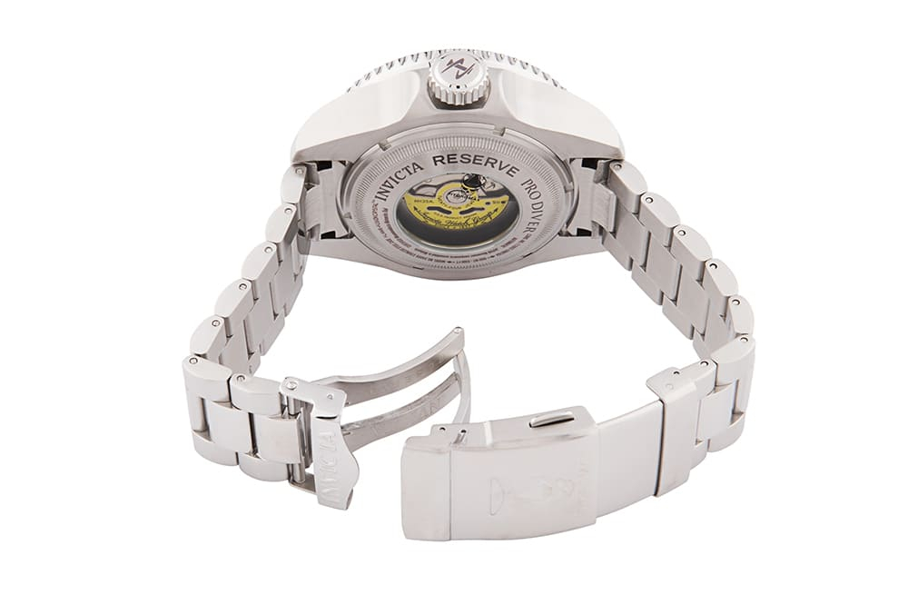 Invicta Reserve Hydromax Automatic Men s Watch w Meteorite Dial 52mm Steel 34099