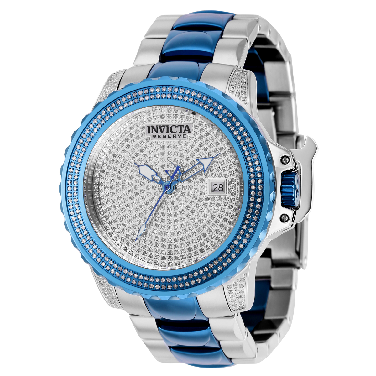 #1 LIMITED EDITION - Invicta Subaqua 2.98 Carat Diamond Swiss Ronda 715  Caliber Men's Watch - 47mm, Steel, Blue (34820-N1)