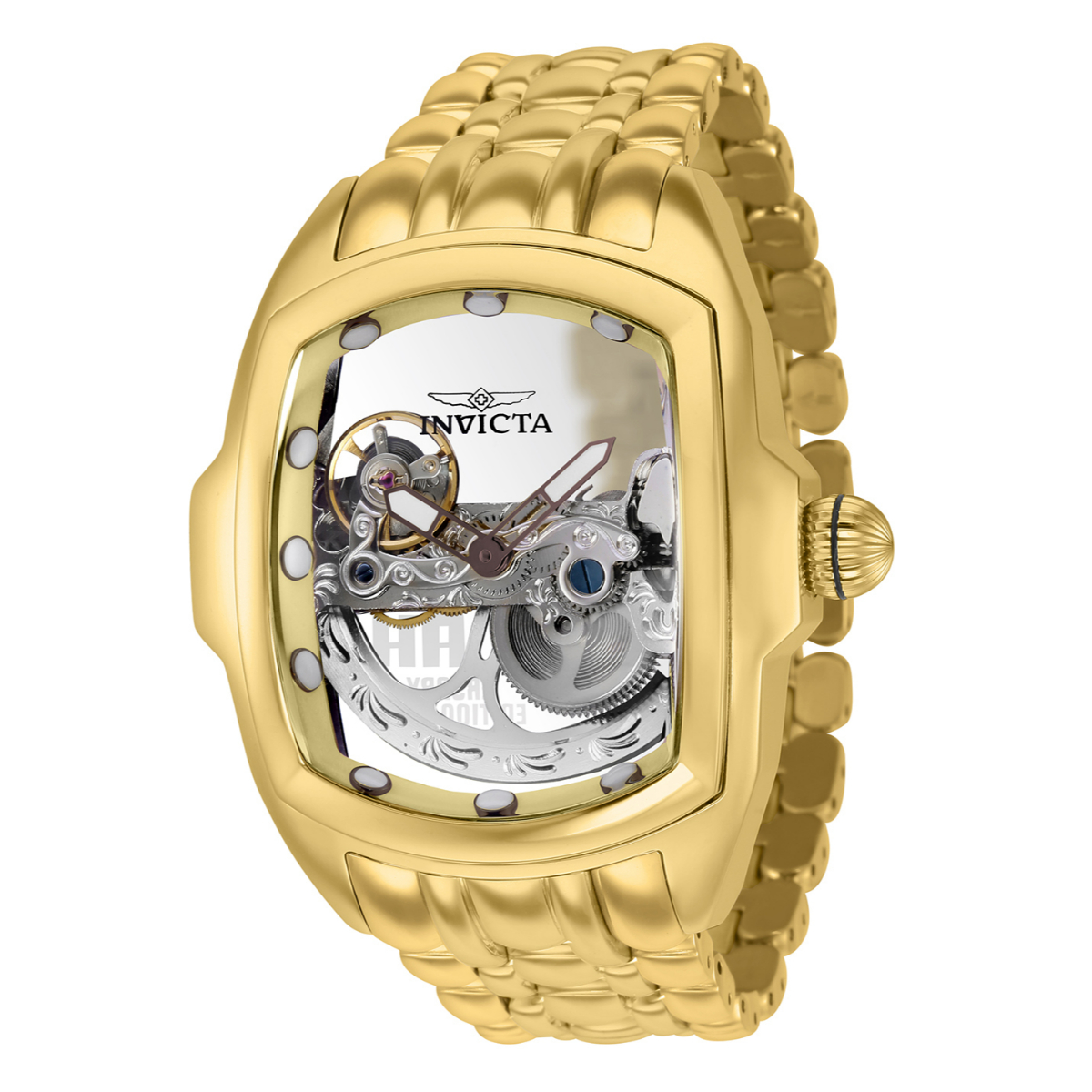 Invicta Lupah Skeleton mechanical men's outlet watch