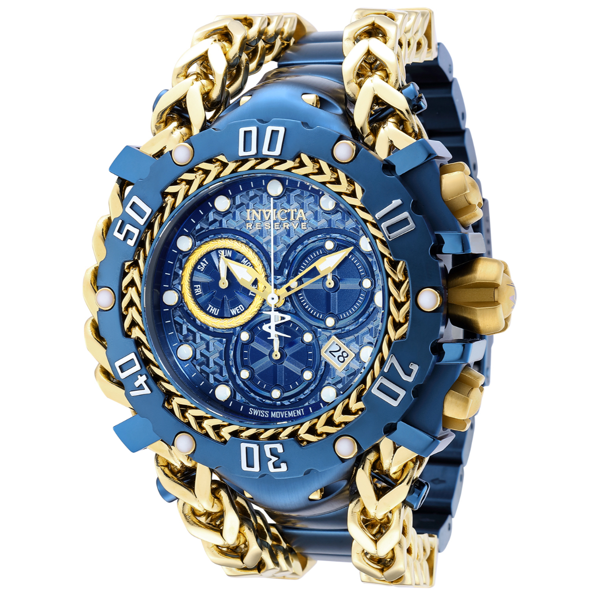 Invicta blue and outlet gold