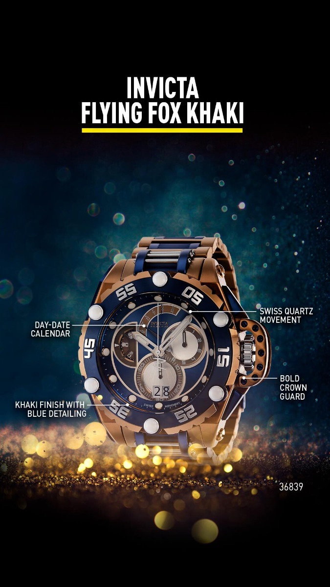 雲 Flying Fox model 36839 | InvictaWatch.com