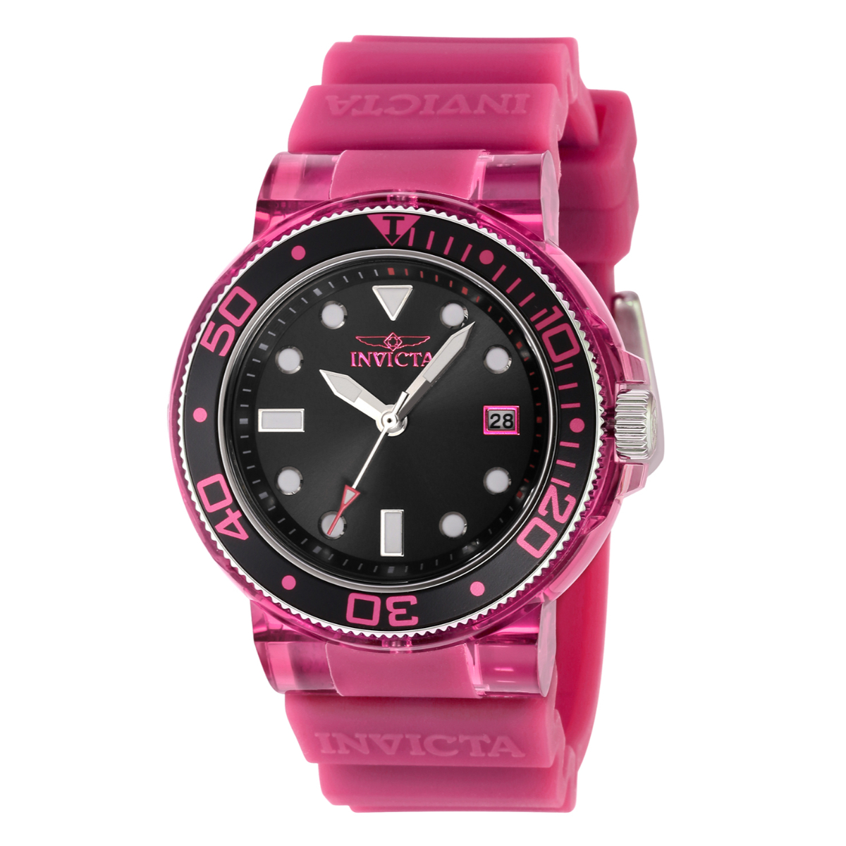 Pink discount invicta watch